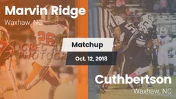 Matchup: Marvin Ridge High vs. Cuthbertson  2018