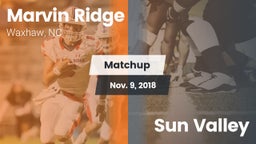 Matchup: Marvin Ridge High vs. Sun Valley  2018