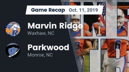 Recap: Marvin Ridge  vs. Parkwood  2019