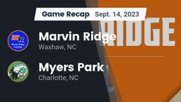 Recap: Marvin Ridge  vs. Myers Park  2023