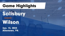 Salisbury   vs Wilson  Game Highlights - Jan. 13, 2024