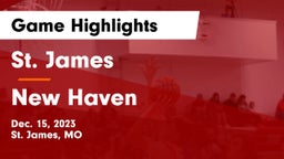 St. James  vs New Haven  Game Highlights - Dec. 15, 2023