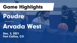 Poudre  vs Arvada West  Game Highlights - Dec. 2, 2021