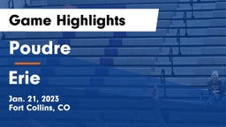 Poudre  vs Erie  Game Highlights - Jan. 21, 2023