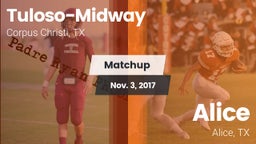 Matchup: Tuloso-Midway High vs. Alice  2017