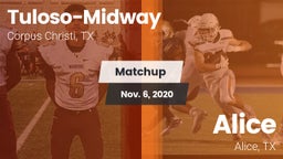 Matchup: Tuloso-Midway High vs. Alice  2020