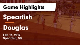 Spearfish  vs Douglas  Game Highlights - Feb 16, 2017
