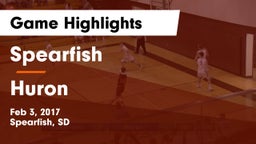 Spearfish  vs Huron  Game Highlights - Feb 3, 2017