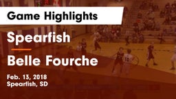 Spearfish  vs Belle Fourche  Game Highlights - Feb. 13, 2018