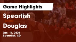 Spearfish  vs Douglas  Game Highlights - Jan. 11, 2020