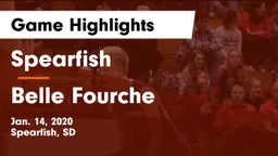 Spearfish  vs Belle Fourche  Game Highlights - Jan. 14, 2020