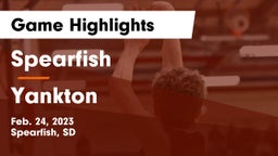 Spearfish  vs Yankton  Game Highlights - Feb. 24, 2023