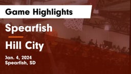 Spearfish  vs Hill City  Game Highlights - Jan. 4, 2024