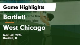 Bartlett  vs West Chicago  Game Highlights - Nov. 30, 2023
