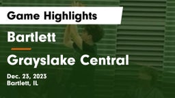 Bartlett  vs Grayslake Central  Game Highlights - Dec. 23, 2023