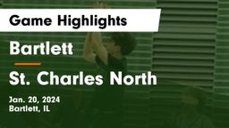 Bartlett  vs St. Charles North  Game Highlights - Jan. 20, 2024