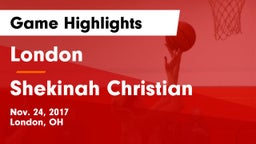 London  vs Shekinah Christian Game Highlights - Nov. 24, 2017