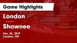 London  vs Shawnee  Game Highlights - Jan. 26, 2019