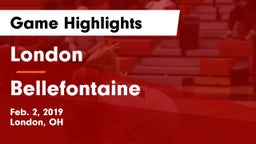 London  vs Bellefontaine  Game Highlights - Feb. 2, 2019