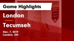 London  vs Tecumseh  Game Highlights - Dec. 7, 2019