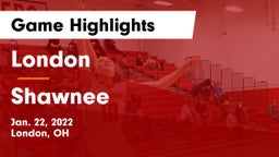 London  vs Shawnee  Game Highlights - Jan. 22, 2022
