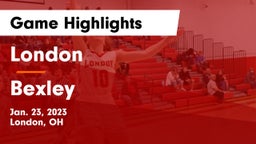 London  vs Bexley  Game Highlights - Jan. 23, 2023