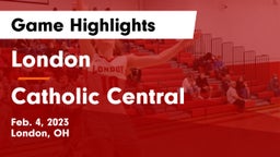 London  vs Catholic Central  Game Highlights - Feb. 4, 2023