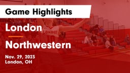 London  vs Northwestern  Game Highlights - Nov. 29, 2023