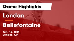 London  vs Bellefontaine  Game Highlights - Jan. 13, 2024