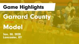 Garrard County  vs Model  Game Highlights - Jan. 30, 2020