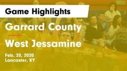 Garrard County  vs West Jessamine  Game Highlights - Feb. 20, 2020