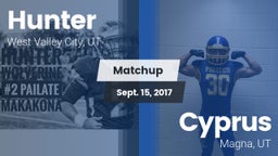 Matchup: Hunter  vs. Cyprus  2017