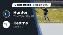 Recap: Hunter  vs. Kearns  2017