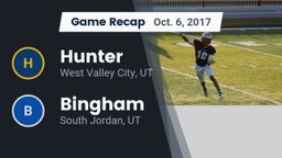 Recap: Hunter  vs. Bingham  2017