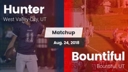Matchup: Hunter  vs. Bountiful  2018