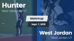 Matchup: Hunter  vs. West Jordan  2018