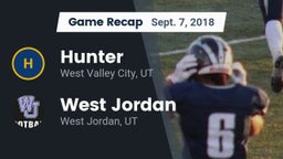 Recap: Hunter  vs. West Jordan  2018