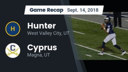 Recap: Hunter  vs. Cyprus  2018