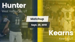 Matchup: Hunter  vs. Kearns  2018