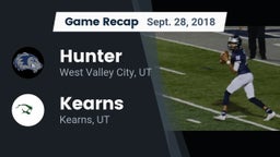 Recap: Hunter  vs. Kearns  2018