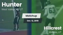 Matchup: Hunter  vs. Hillcrest   2018