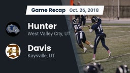 Recap: Hunter  vs. Davis  2018