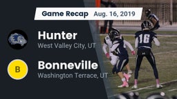 Recap: Hunter  vs. Bonneville  2019