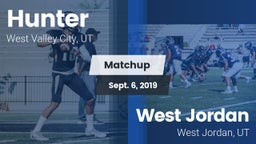 Matchup: Hunter  vs. West Jordan  2019
