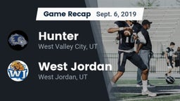 Recap: Hunter  vs. West Jordan  2019