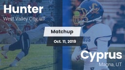 Matchup: Hunter  vs. Cyprus  2019