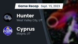 Recap: Hunter  vs. Cyprus  2023