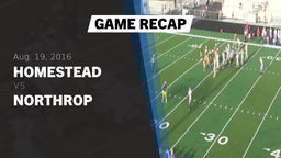 Recap: Homestead  vs. Northrop  2016