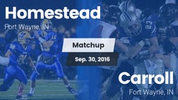 Matchup: Homestead High vs. Carroll   2016