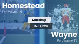 Matchup: Homestead High vs. Wayne  2016